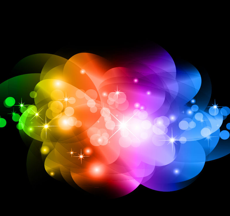 free vector Abstract Colorful Glowing Background Vector Graphic